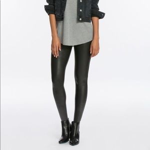 NWT Spanx Faux Leather Leggings - Small